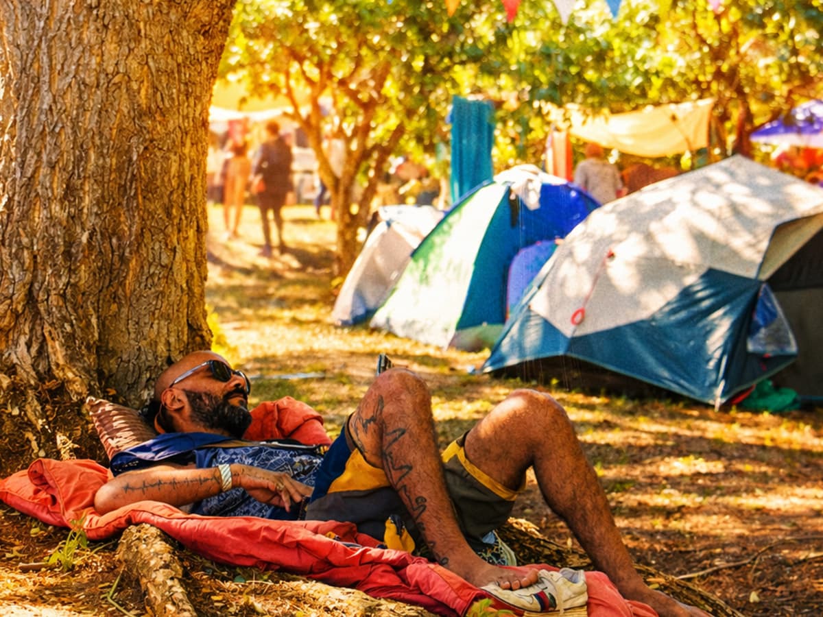 Camping community at Sundara