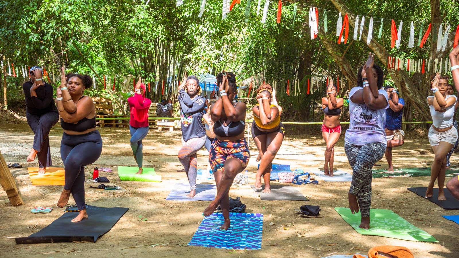 Yoga workshop at Sundara